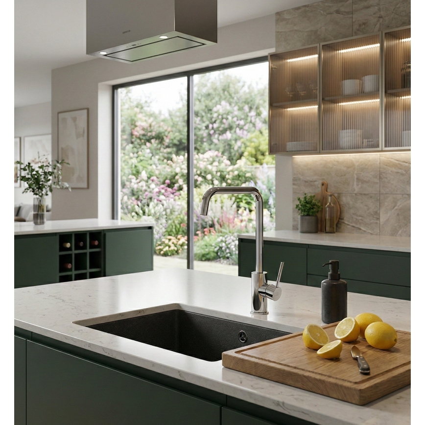 Paffoni - kriauklės maišytuvas LIGHT 32,6 cm blizgus chromas