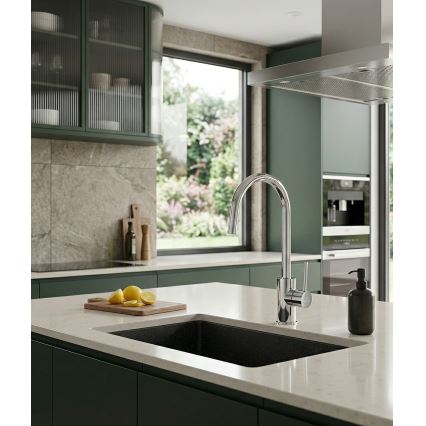 Paffoni - Kriauklės maišytuvas LIGHT 36,3 cm blizgus chromas