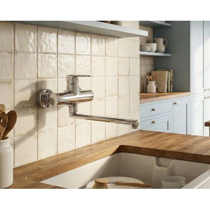 Paffoni - Plautuvės maišytuvas RED blizgus chromas