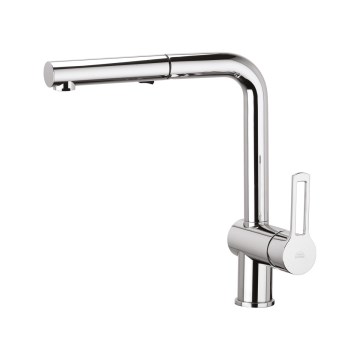 Paffoni - Plautuvės maišytuvas su ištraukiama dušo galvute RINGO 29,2 cm