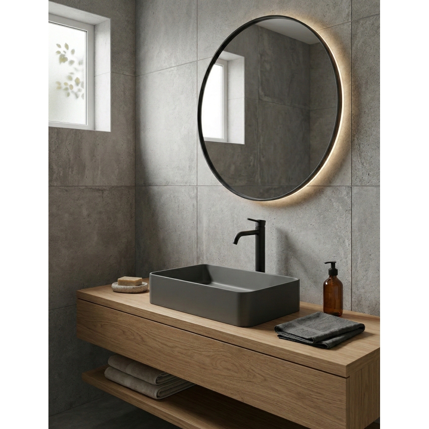 Paffoni - praustuvo maišytuvas LIGHT juodas