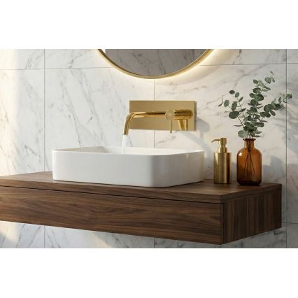 Paffoni - praustuvo maišytuvas LIGHT, skirtas potinkiniam montavimui, auksinis