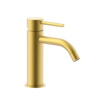 Paffoni - praustuvo maišytuvas LIGHT, šlifuoto aukso apdaila