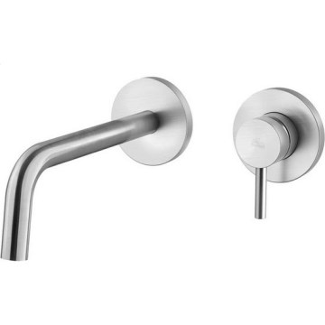 Paffoni - Praustuvo maišytuvas potinkiniam montavimui LIGHT, nerūdijančio plieno