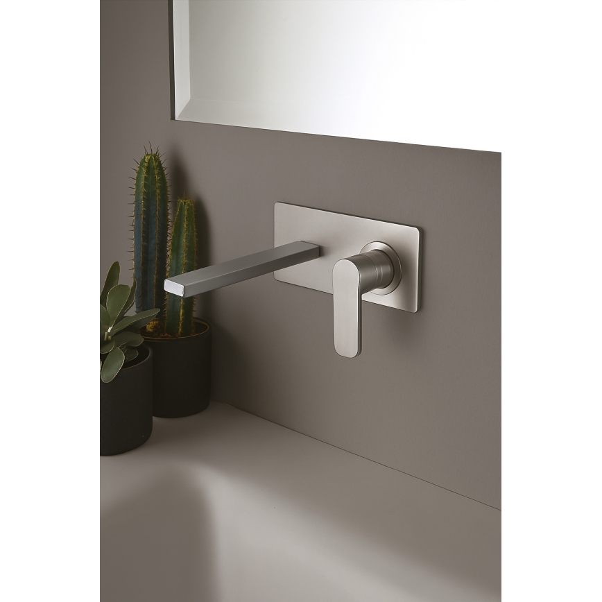 Paffoni - praustuvo maišytuvas potinkiniam montavimui TANGO, iš nerūdijančio plieno