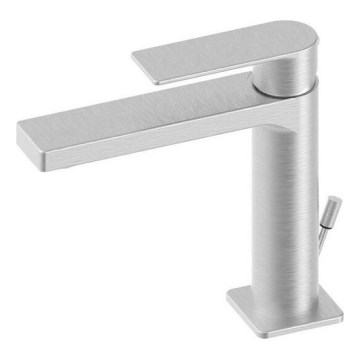 Paffoni - praustuvo maišytuvas su išleidimo ventiliu TANGO iš nerūdijančio plieno