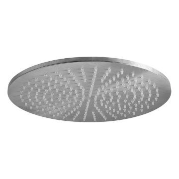 Paffoni - viršutinė dušo galvutė STEEL 30 cm iš nerūdijančio plieno