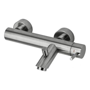 Paffoni - Vonios maišytuvas LIGHT nerūdijančio plieno