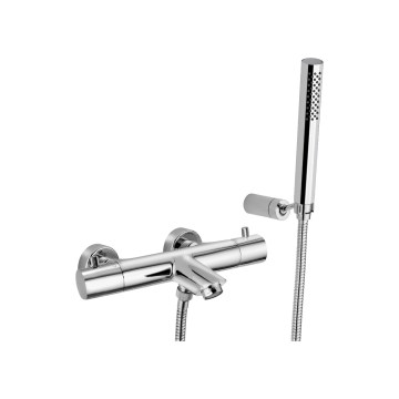 Paffoni - vonios rinkinys LIGHT, blizgus chromas