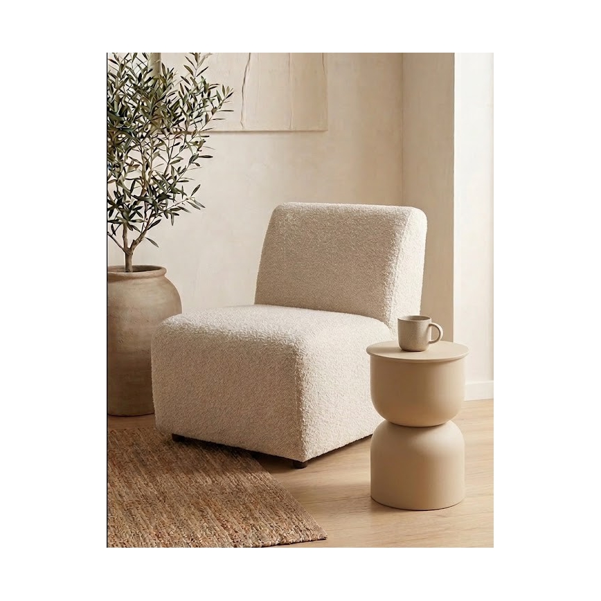 Pagalbinis staliukas PETIT, skersmuo 31 cm, smėlinis