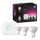 Pagrindinis Philips Hue WHITE AND COLOR AMBIANCE rinkinys 3xGU10/5,7W/230V 2000-6500K + jungiamasis įrenginys