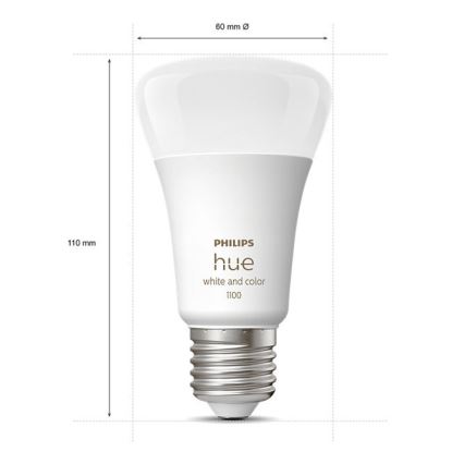 Pagrindinis rinkinys Philips Hue WACA 3xE27/9W/230V 2000-6500K + sujungimo įrenginys