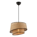 Pakabinama lempa BARETTE 1xE27/60W/230V ruda/juoda