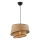 Pakabinama lempa BARETTE 1xE27/60W/230V ruda/juoda