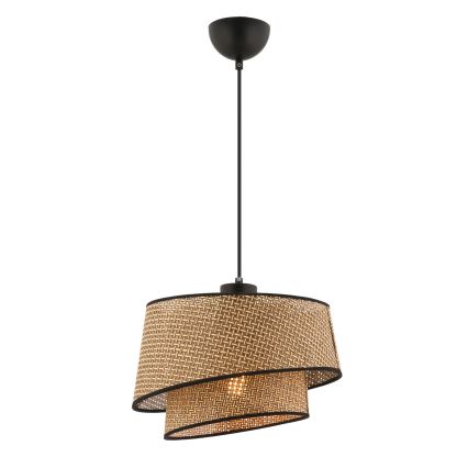 Pakabinama lempa BARETTE 1xE27/60W/230V ruda/juoda