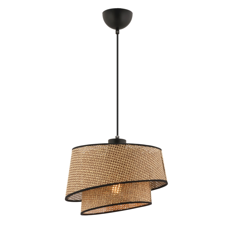 Pakabinama lempa BARETTE 1xE27/60W/230V ruda/juoda