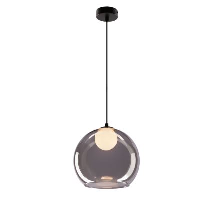 Pakabinama lempa BRIN 1xG9/15W/230V dūminis juodas