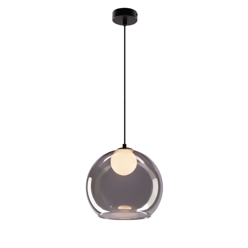 Pakabinama lempa BRIN 1xG9/15W/230V dūminis juodas