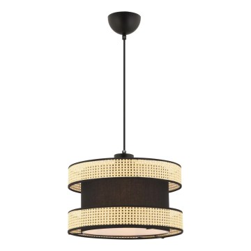 Pakabinama lempa HALO 1xE27/60W/230V juoda/benžinė