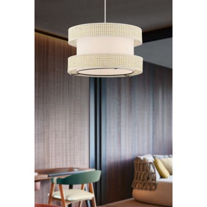 Pakabinama lempa HALO 1xE27/60W/230V kremas