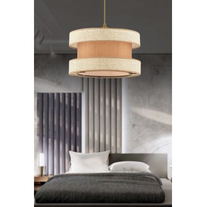 Pakabinama lempa HALO 1xE27/60W/230V smėlio/kreminė