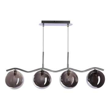 Pakabinama lempa LUMOS 4xG9/20W/230V dūminė juoda