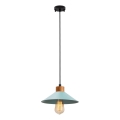 Pakabinama lempa MANAVGAT 1xE27/40W/230V mėlyna/ruda