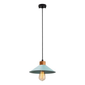 Pakabinama lempa MANAVGAT 1xE27/40W/230V mėlyna/ruda