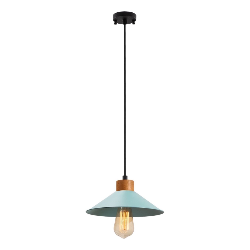 Pakabinama lempa MANAVGAT 1xE27/40W/230V mėlyna/ruda
