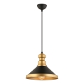 Pakabinama lempa MONZA 1xE27/40W/230V, 30 cm juoda/aukso