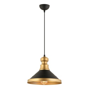 Pakabinama lempa MONZA 1xE27/40W/230V, 30 cm juoda/aukso