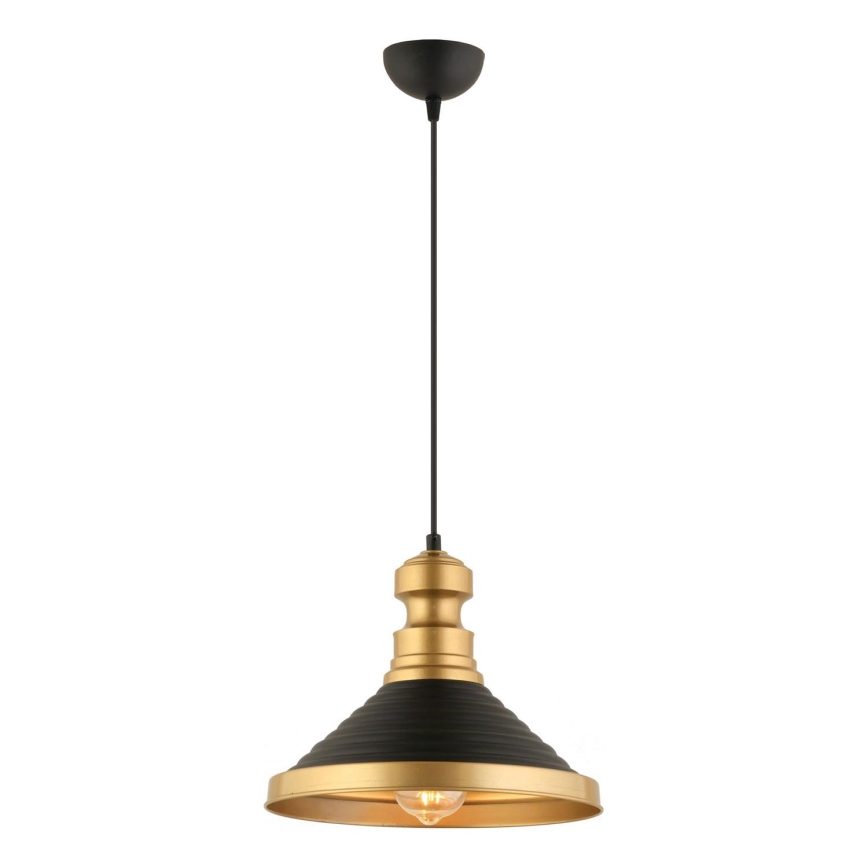 Pakabinama lempa MONZA 1xE27/40W/230V, 30 cm juoda/aukso