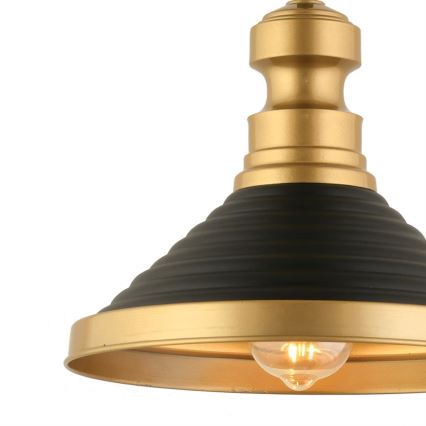 Pakabinama lempa MONZA 1xE27/40W/230V, 30 cm juoda/aukso