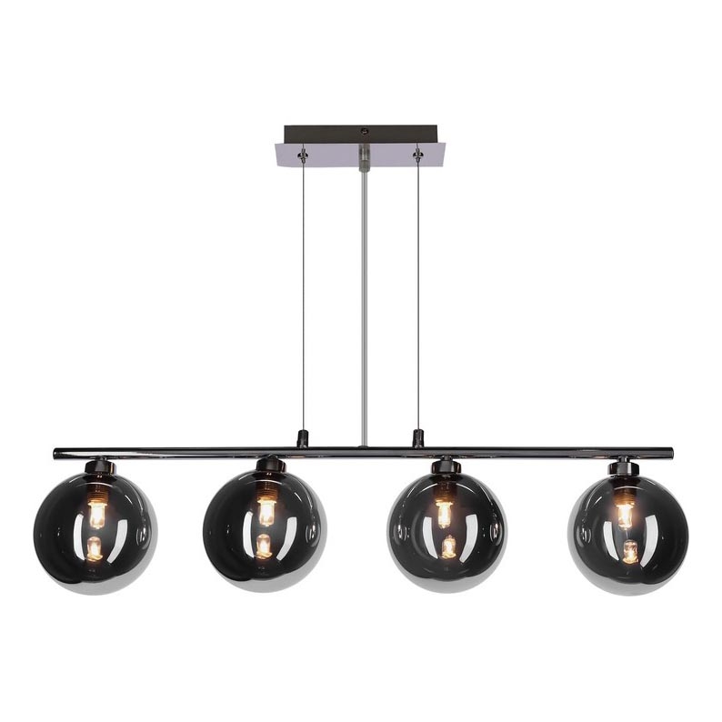 Pakabinama lempa SOMUL 4xG9/20W/230V dūminė juoda
