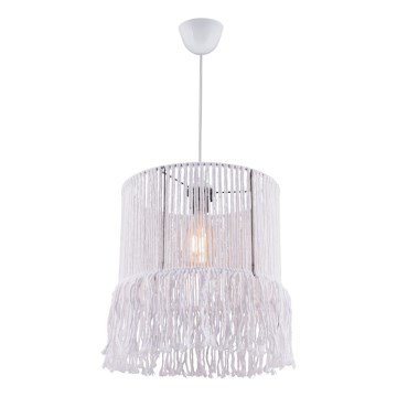 Pakabinama lemputa NESS MACRAME 1xE27/40W/230V balta