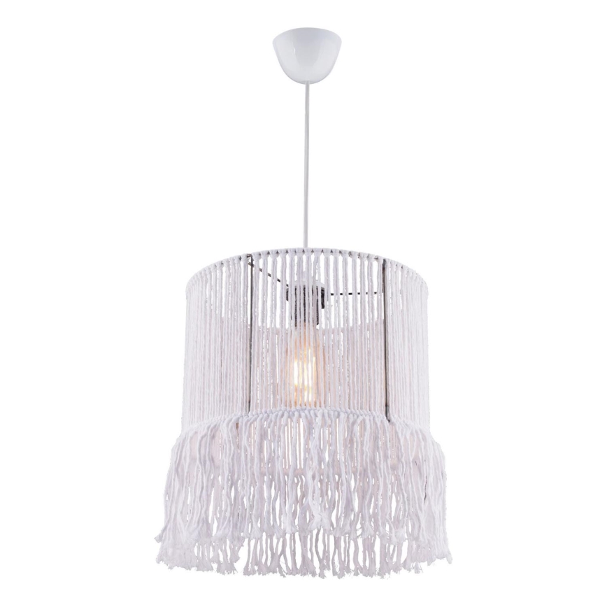 Pakabinama lemputa NESS MACRAME 1xE27/40W/230V balta