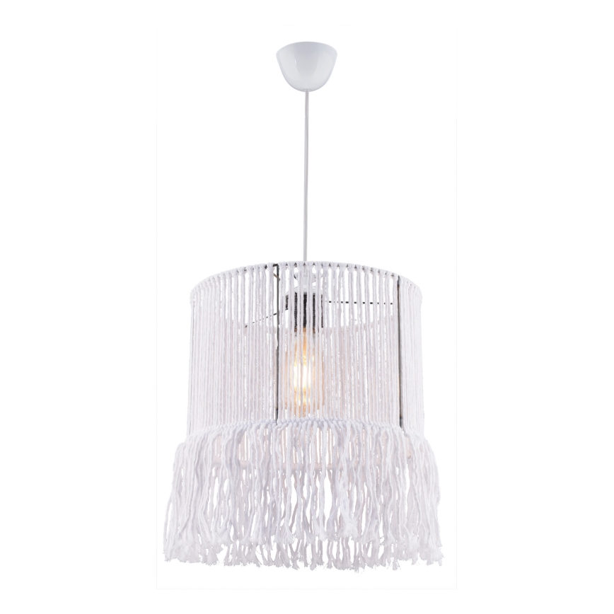 Pakabinama lemputa NESS MACRAME 1xE27/40W/230V balta