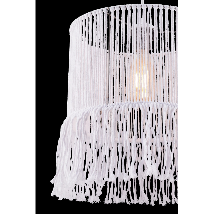Pakabinama lemputa NESS MACRAME 1xE27/40W/230V balta