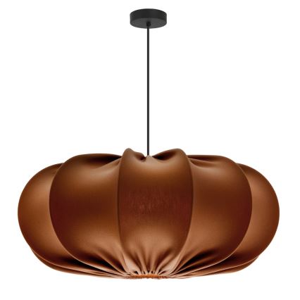 Pakabinama lemputė CAFEE 1xE27/40W/230V Ø 52 cm rudos spalvos