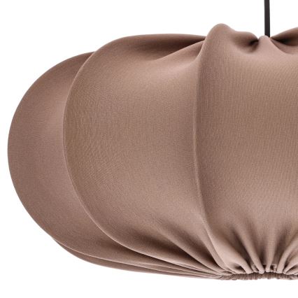Pakabinama lemputė CAFEE 1xE27/40W/230V Ø 52 cm rudos spalvos