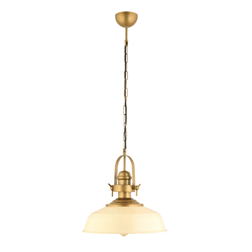 Pakabinama lemputė MONZA 1xE27/40W/230V 35 cm kreminė/bronzinė