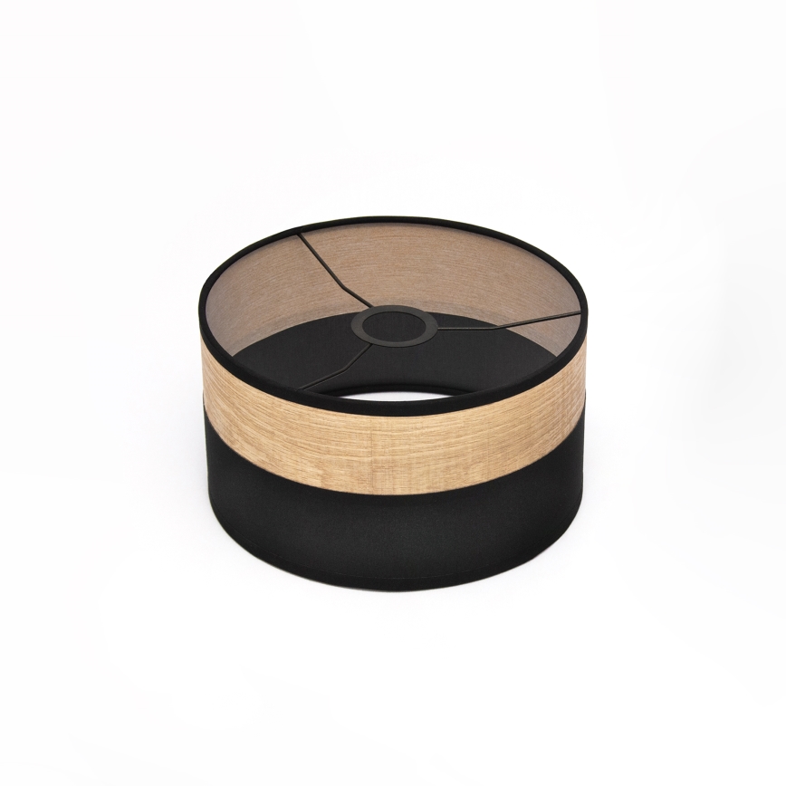 Pakabinama liustra ALBA su laidu 1xE27/15W/230V, skersmuo 25 cm, juoda/ruda