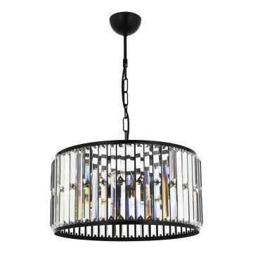 Pakabinama liustra ant grandinės PUNE 3xE27/40W/230V juoda