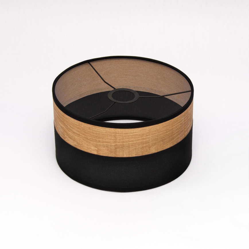 Pakabinama liustra ant laido ALBA, 1xE27/15W/230V, skersmuo 25 cm, juoda/ruda