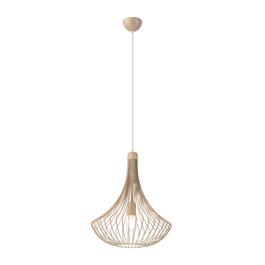 Pakabinama liustra ant laido BALERINA 1xE27/15W/230V smėlio spalvos