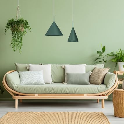 Pakabinama liustra ant laido CAPITAL 1xGX53/15W/230V skers. 32 cm žalia