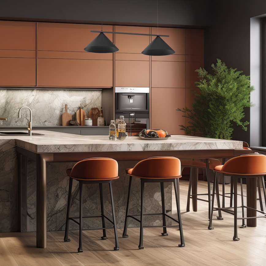 Pakabinama liustra ant laido CAPITAL 2xGX53/15W/230V juoda