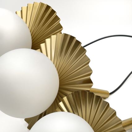 Pakabinama liustra ant laido CHITA 3xG9/5W/230V auksinė