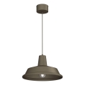 Pakabinama liustra ant laido CLASS 1xE27/15W/230V bronzinė