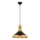 Pakabinama liustra ant laido MONZA 1xE27/40W/230V skersm. 30 cm juoda/auksinė